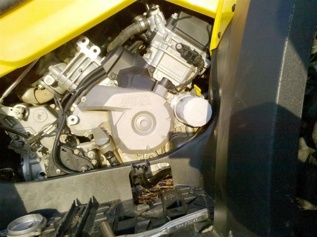 MrRPM Oil Filter Adapter WriteUp CanAm ATV Forum